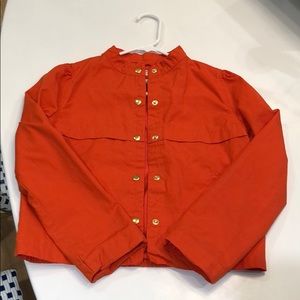 Janie and Jack Girl’s Jacket w/ gold snaps